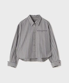 GRACE CONTINENTAL ストライプショートシャツ