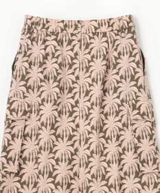 GRACE CONTINENTAL パームモチーフカーゴスカート