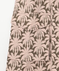 GRACE CONTINENTAL パームモチーフカーゴスカート