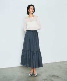 GRACE CONTINENTAL ティアードボリュームスカート