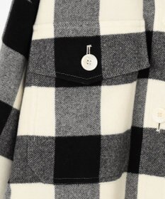 グレースクラス　ウールチェックシャツ　ジャケット　コート セール】 千鳥WOOLシャツコート （その他アウター）｜GRACE
