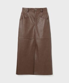 最高品質の クラッシュレザータイトスカート / GRACE CONTINENTAL | GRACE スカート