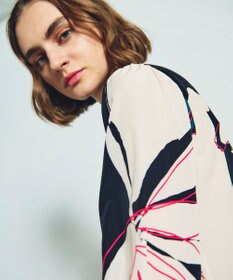 GRACE CONTINENTAL キカラインフラワーワンピース