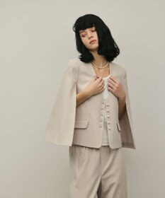 GRACE CONTINENTAL トリアセケープスリーブジャケット