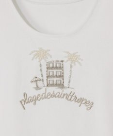 GRACE CONTINENTAL ビジューモチーフノースリーブ