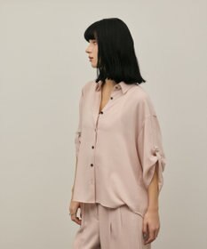 GRACE CONTINENTAL ロールアップスリーブトップス