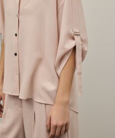 GRACE CONTINENTAL ロールアップスリーブトップス