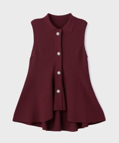 GRACE CONTINENTAL ビジューニットベスト