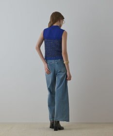 GRACE CONTINENTAL ツイードベアニットトップ