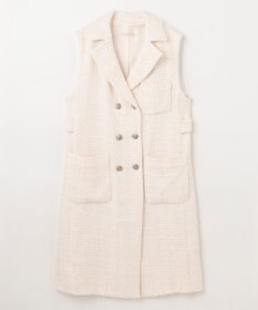 GRACE CONTINENTAL ツイードジレワンピース