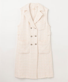 GRACE CONTINENTAL ツイードジレワンピース