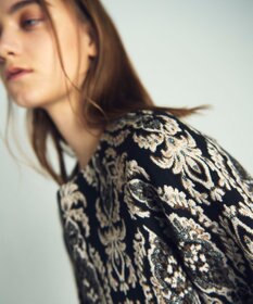 GRACE CONTINENTAL オーナメントジャガードジャケット