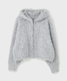 GRACE CONTINENTAL 起毛ニットパーカー