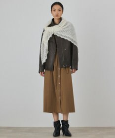 GRACE CONTINENTAL フェイクレザーブルゾン