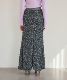 GRACE CONTINENTAL ツイーディーニットスカート