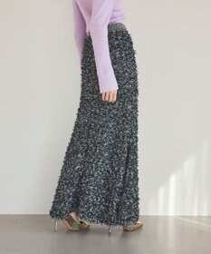 GRACE CONTINENTAL ツイーディーニットスカート