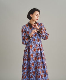 GRACE CONTINENTAL レース刺繍タックワンピース