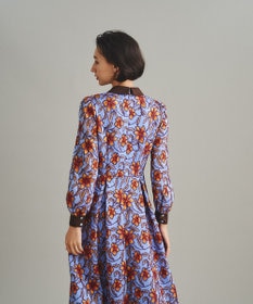 GRACE CONTINENTAL レース刺繍タックワンピース