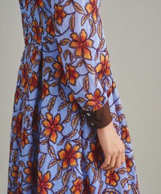 GRACE CONTINENTAL レース刺繍タックワンピース