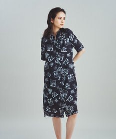 GRACE CONTINENTAL フォトプリントシャツドレス