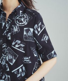 GRACE CONTINENTAL フォトプリントシャツドレス