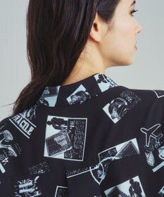 GRACE CONTINENTAL フォトプリントシャツドレス