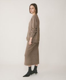 GRACE CONTINENTAL フィルムヤーンニットカーディガン