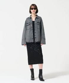 GRACE CONTINENTAL スパンコールタイトスカート