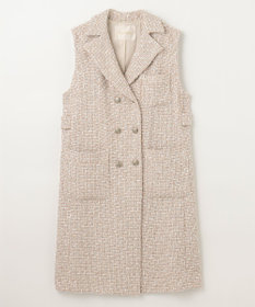 GRACE CONTINENTAL ツイードジレワンピース