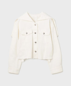 GRACE CONTINENTAL フードジップデニムジャケット