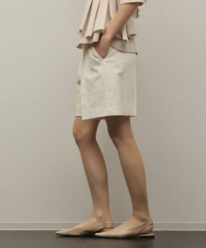 GRACE CONTINENTAL ツイードタックショートパンツ