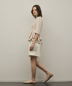 GRACE CONTINENTAL ツイードタックショートパンツ