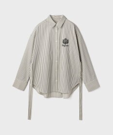 GRACE CONTINENTAL エンブレム刺繍シャツ