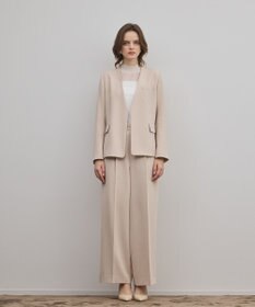 GRACE CONTINENTAL トリアセノーカラージャケット