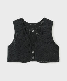 GRACE CONTINENTAL メッシュembジレ