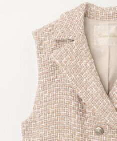 GRACE CONTINENTAL ツイードジレワンピース