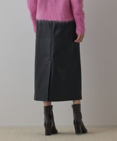 GRACE CONTINENTAL フェイクレザータイトスカート