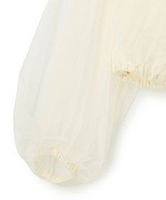 GRACE CONTINENTAL ギャザーチュールブルゾン