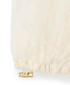 GRACE CONTINENTAL ギャザーチュールブルゾン