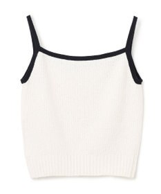 GRACE CONTINENTAL バイカラーニットノースリーブ