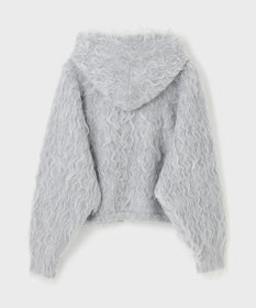 GRACE CONTINENTAL 起毛ニットパーカー