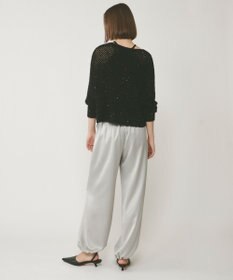 GRACE CONTINENTAL スパンメッシュニットトップ