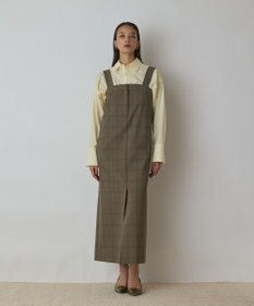 GRACE CONTINENTAL スーツ地ジャンパ－スカート