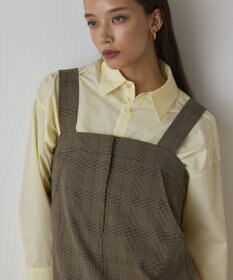 GRACE CONTINENTAL スーツ地ジャンパ－スカート