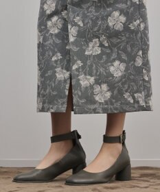 GRACE CONTINENTAL ボタニカルジャガードスカート