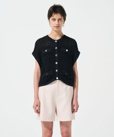 GRACE CONTINENTAL ショートニットベスト