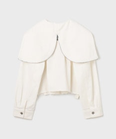 GRACE CONTINENTAL フードジップデニムジャケット