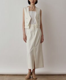 GRACE CONTINENTAL オックスショートジレ キナリ