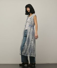 GRACE CONTINENTAL 刺繍ジレワンピース