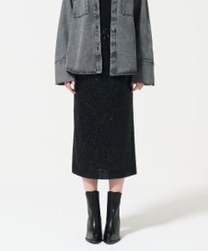 GRACE CONTINENTAL スパンコールタイトスカート